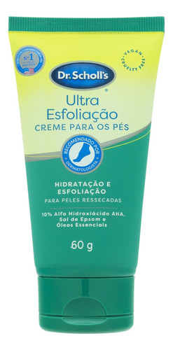 Creme para Pés Esfoliante Dr. Scholl's Bisnaga 60g