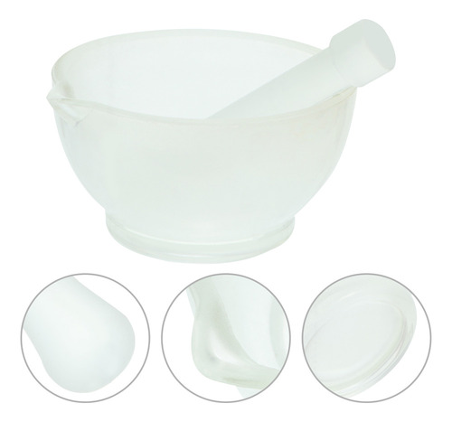 Cuenco Para Moler Mortero De Vidrio Pill Grider Bowl
