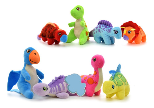 Dinosaurio De Peluche Mini Dinosaurios Hermosos Rex 