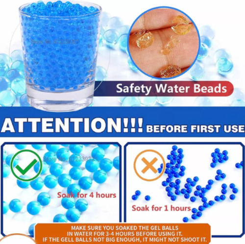 Bolas De Hidrogel Balas Medida 7-8 Mm Juguetes100000 Pieza