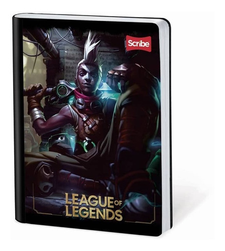 Cuaderno Cosido League Of Legends/arcane 100 Hojas 