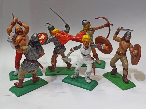 Vikingos Soldaditos De Juguete A Pie Soldados La Plata Myuj