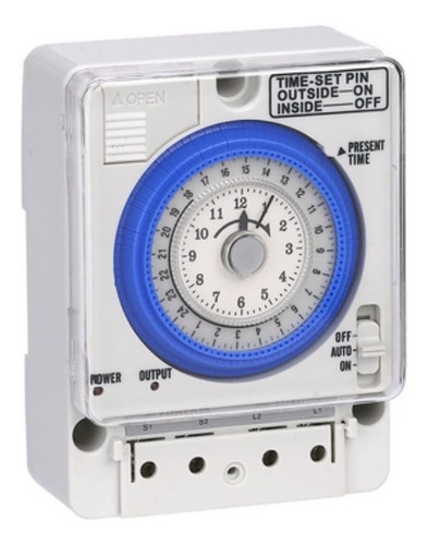 Timer Reloj Interruptor Horario 16a Mecanico 220v Geya Alco