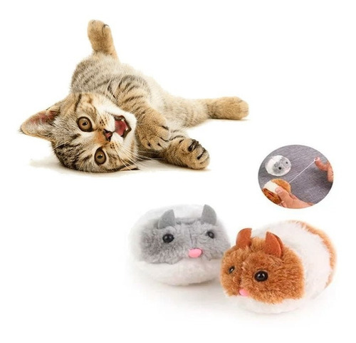 Raton De Cuerda Que Vibra Para Gatos -juguetes Gatos Va