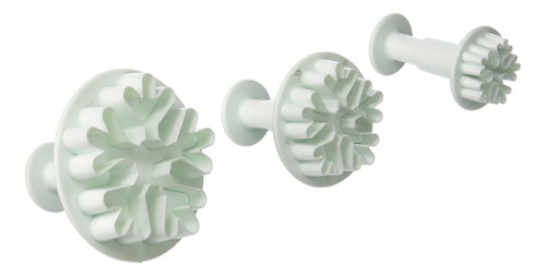 Conjunto De 3 De Copo De Nieve Decorating Fondant Cookie Cak