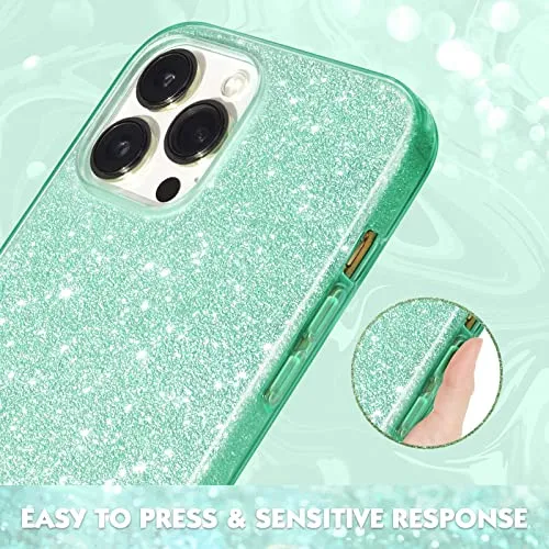 Funda Para iPhone 13 Pro Max Verde Goma Gel-02