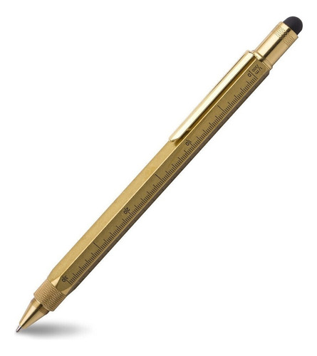 Bolígrafo Monteverde Tool Pen Dorado Multi Herramientas