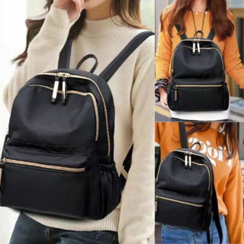 Imagen 7 de 10 de Bolsa Mochila De Moda Impermeable Cierre Antirrobo M005