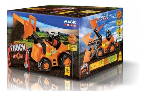 Trator Truck Laranja - Magic Toys 5001l