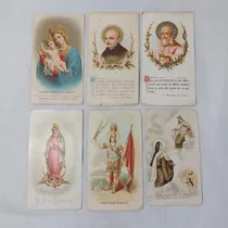 Comprar Antiguas Tarjetas Religiosas 1900 Litograf Lote 6 Mag 65039