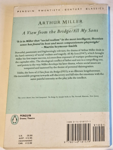 A View From The Bridge / All My Sons - Arthur Miller (Usado)
