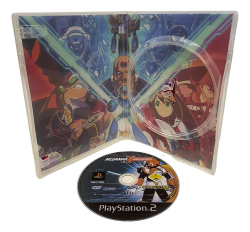 Megaman X Collection Play 2 Com Capa E Pôster Ps2