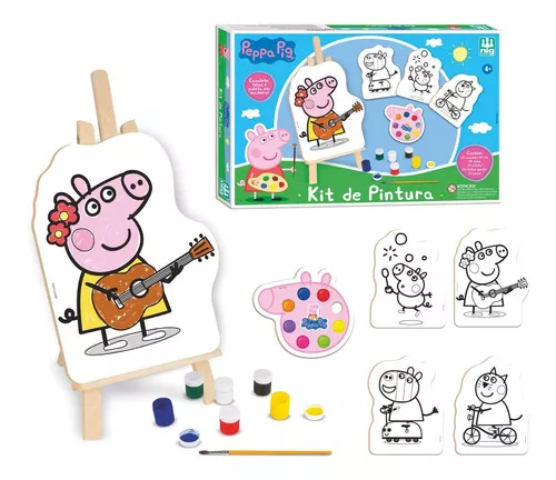 Kit Artístico Infantil Com Cavalete e Acessórios Para Pintura 13