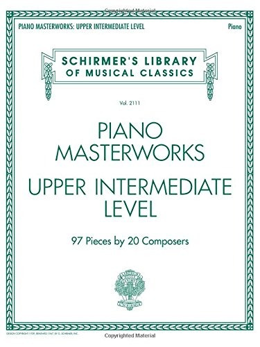 Piano Masterworks Upper Intermediate Level  Schirmers Librar
