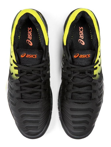 Tênis Asics Gel Resolution 7 - Preto Com Amarelo