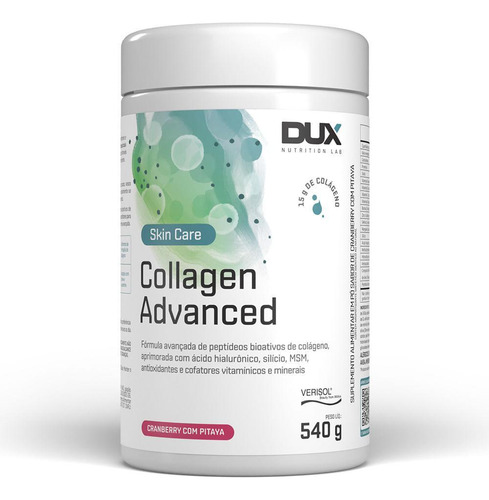 Collagen Advanced Hialurônico Cranberry E Pitaya - Pote 540g