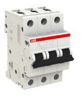 Breaker Abb  S 203 C6    3 Polos