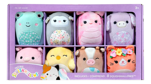 Squishmallows Set De 8 Muñecos De Peluche