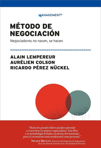Método De Negociación - Alain Lempereur Aurelien Colson