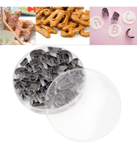 Letters Shape Biscuit Moulds