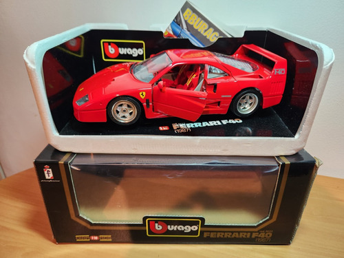 Ferrari F40 1987  Burago Escala 1:18