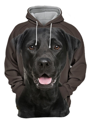 Sudadera Con Capucha 3d Printing Labrador Dog Edición Limita