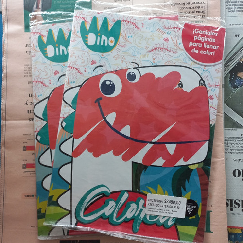 Revista Dino Para Colorear