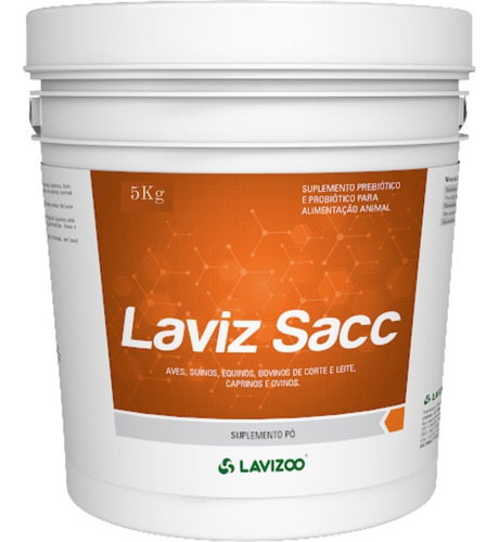 Laviz Sacc Suplemento Para Equinos 5kg - Lavizoo
