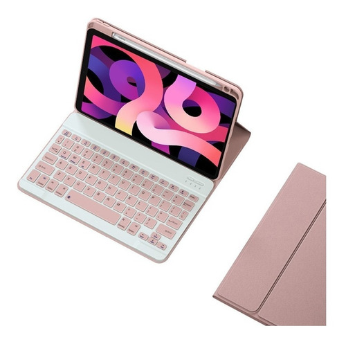 Funda Con Teclado Para iPad De 10.2 Pulgadas, Novena, Octava