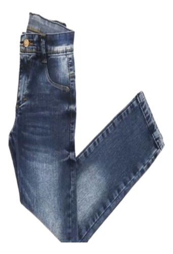 Imagem 2 de 10 de Kit 2 Calças Jeans Com Lycra Menino - Infantil E Juvenil