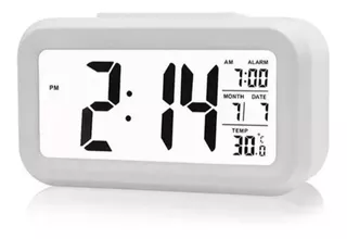 Reloj Despertador C/ Calendario Temperatura Niños Y Adultos