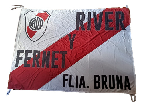 Bandera River 4m X 1,5 C/tiras C/impresion Personalizada