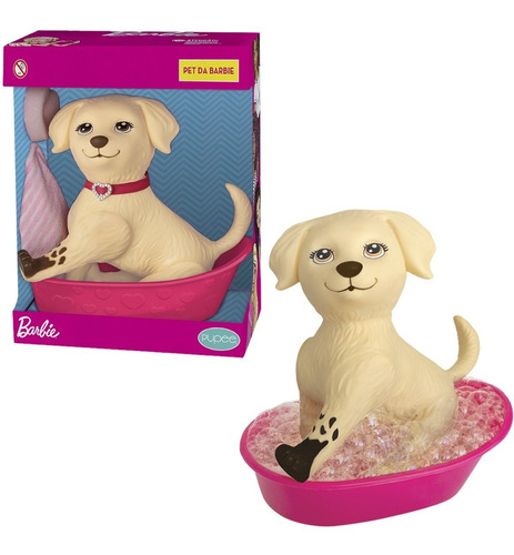 Cachorrinho Honey Pet Shop Da Barbie Com Banheira - Pupee