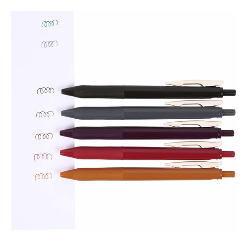 5 Lapiceras Vintage Zebra Sarasa Clip 0.5