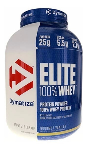 Proteina Dymatize Elite Whey 100% 5 Lbs Sabor Vainilla