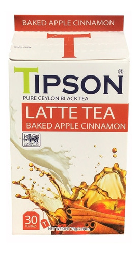 Tipson Latte Té Baked Apple Cinnamon ( 30 Bolsitas )