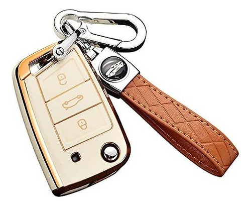 Carcasa Para Llaves, Ontto Fit Para Vw Car Key Fob   