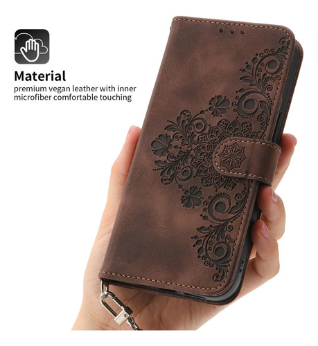 Funda Para Huawei X6pro5g/ry X9c/ry Magic7 Lite Tipo Cartera De Piel Sintética Con Estampado Abatible, Soporte A Prueba