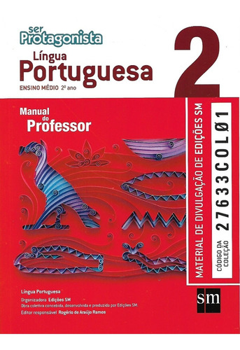 Ser Protagonista - Língua Portuguesa - 2º Ano Ensino #0101#
