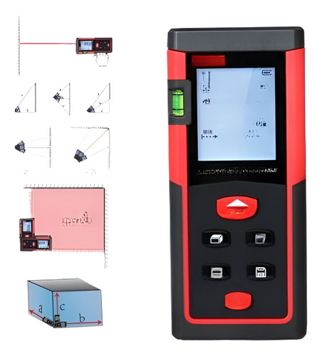 40m/131 Pies Handheld Digital Láser Distancia Metro Rango Me