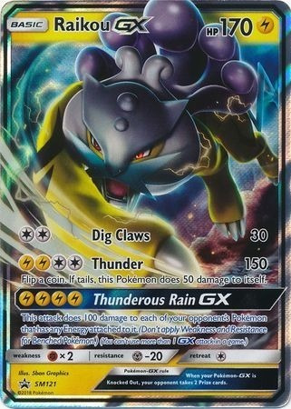 Raikou Gx Sm121 Promo Ultra Raro Pokemon Tcg