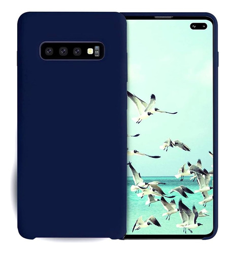 Funda Case For Samsung S10 Plus Soft Feeling Antishock Azul