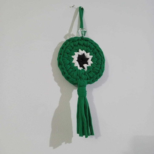 Imagen 6 de 6 de Ojo Turco Tejido Trapillo - Para Decoración - Mandalas
