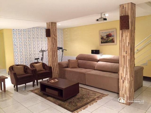 Imagem 3 de 30 de Santo André Vila Floresta O Sobrado Dos Sonhos 3 Suites + Jacusi 5 Vagas À Venda, 300 M² Por R$ 1.595.000 - So0267