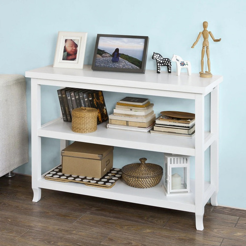 Imagen 2 de 5 de Mueble Arrimo Blanco 2 Niveles