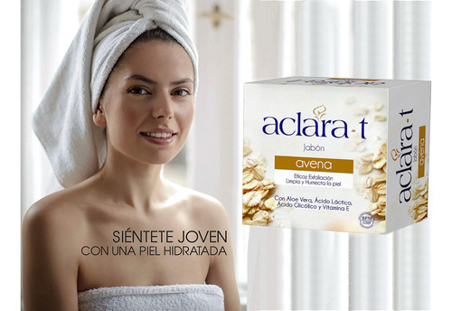 3 Jabón De Avena Exfoliante Aclara-t 80g