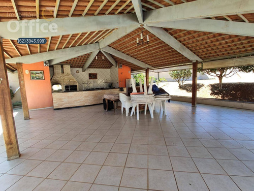 Imagem 4 de 30 de Excelente Casa No Anápolis City De 3 Terrenos - Piscina - Quintal Grande E Gramado - 4 Suítes - 1338 M² - Ca0372