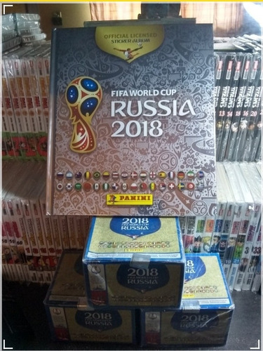 3 Cajas Del Mundial De Rusia 2018 Más 1 Album Pasta Dura 