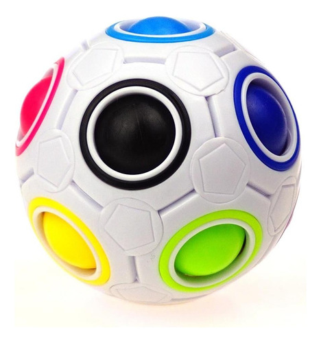 Cuberspeed Rainbow Ball Magic Cube Fidget Puzzle Bola Mágica
