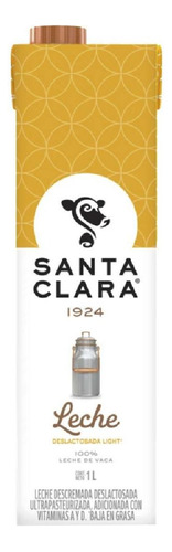 Leche Uht Santa Clara Deslactosada Light 1l